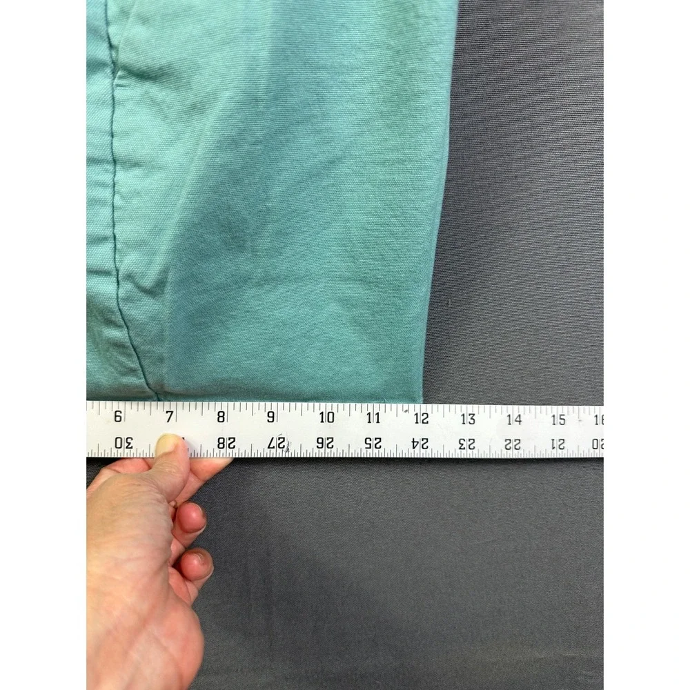 Banana Republic Scalloped Hem Shorts Seafoam Green Cotton Blend‎ Size 10